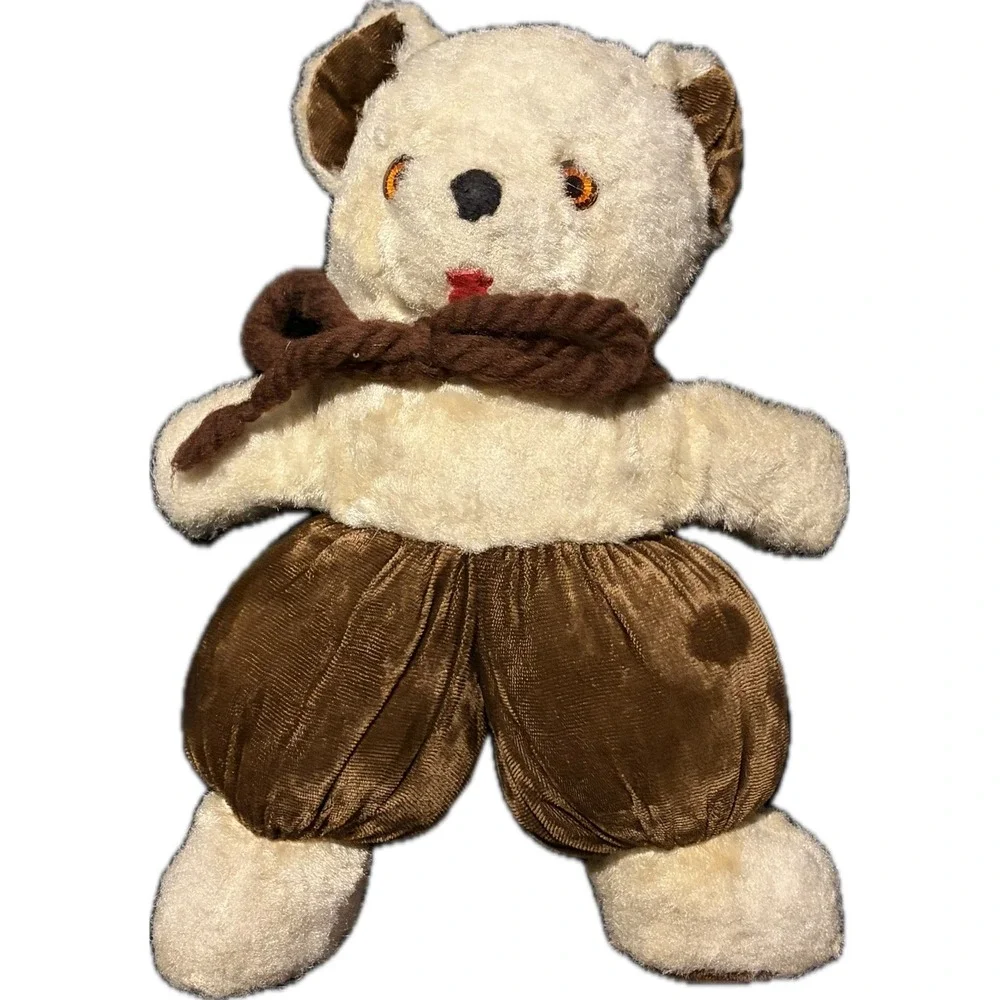 Vtg‎ 50s Gund Teddy Bear Plush Stuffed Animal Toy Brown Cream Collectible 13